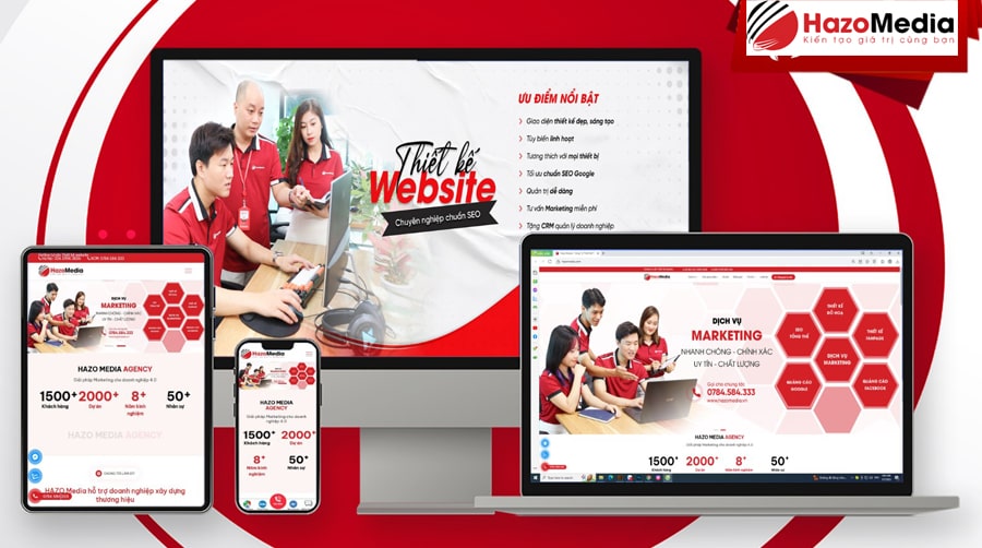 THIẾT KẾ WEBSITE CHUẨN SEO CHUYÊN NGHIỆP